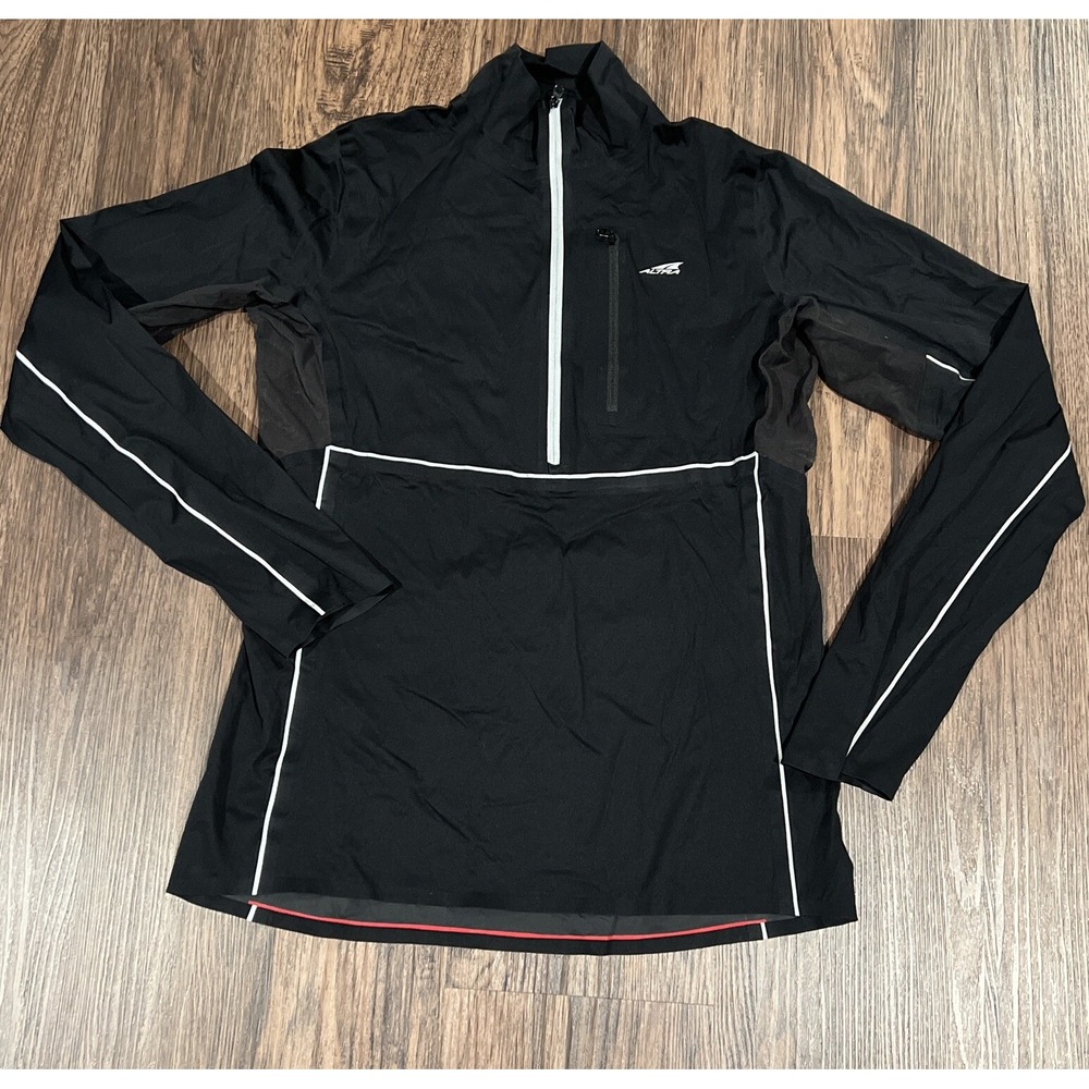 Altra Women's Half Zip Performance Vent Running Cycling Jacket Size L Black